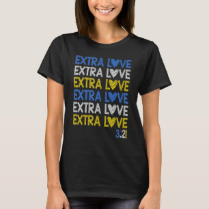 Camiseta Extra Love World Down Awareness Day Mon