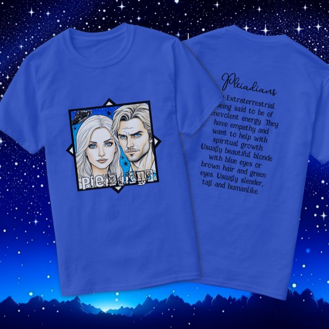 Camiseta Extra-Terrestrials y OVNI pleiadianos (Subido por el creador)