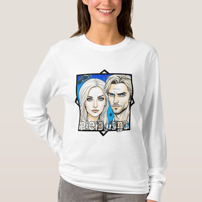 Camiseta Extra-Terrestrials y OVNI pleiadianos (Anverso)