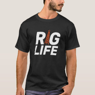 Camiseta Extracción de petróleo de la plataforma petrolífer