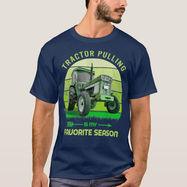 Camiseta Extracción de tractores de la estación favorita (Anverso)