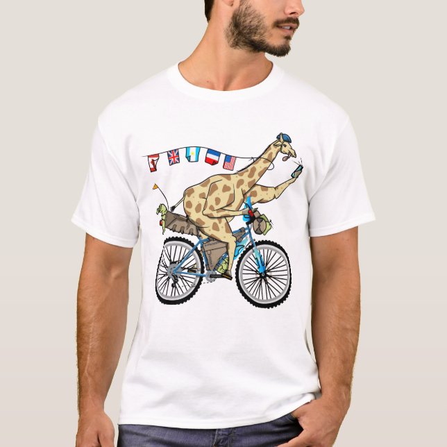 Camiseta Extracción divertida de jirafas (Anverso)