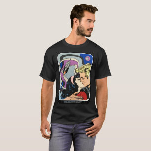 Camiseta Extracto atómico la pintura del beso adiós en a