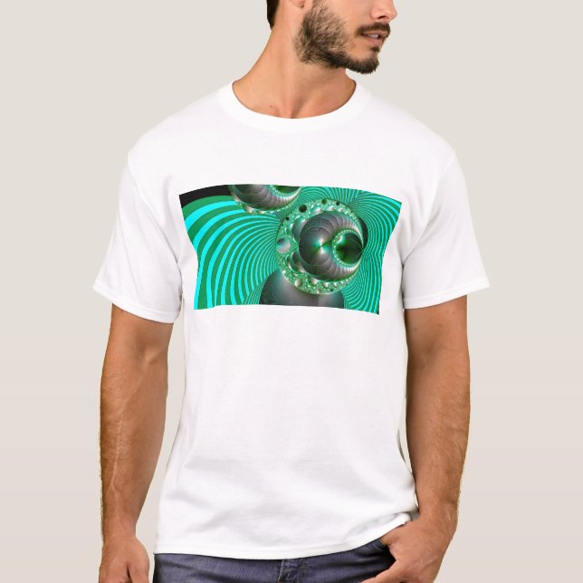 CAMISETA EXTRACTO VERDE MANDELBOT DE LA BOLA (Anverso)