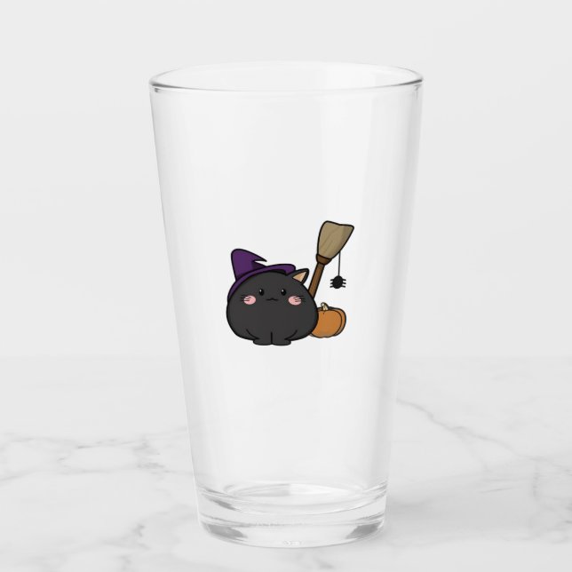 Camiseta extragrande de gato de Halloween (Anverso)