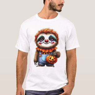Camiseta extragrande de Halloween de perezoso paya