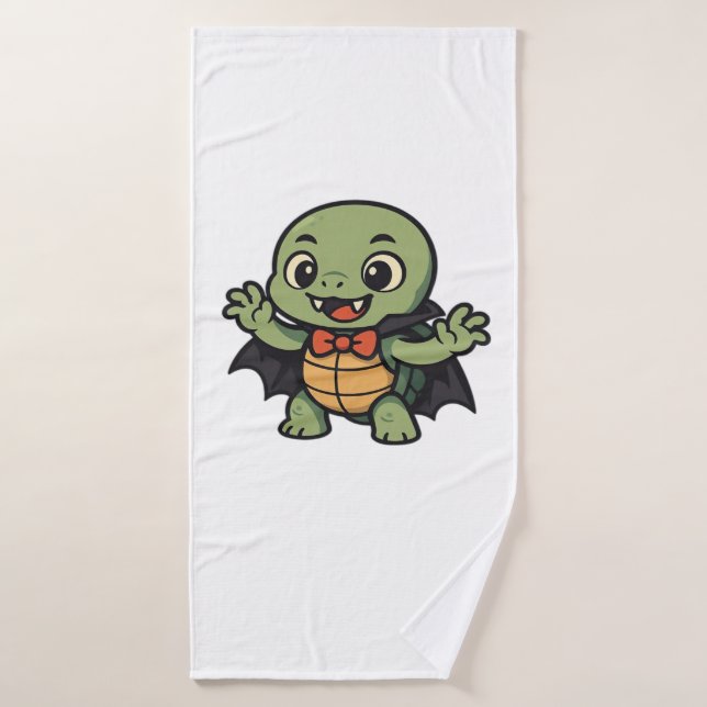 Camiseta extragrande de Halloween de vampiro de to (Toalla de baño)