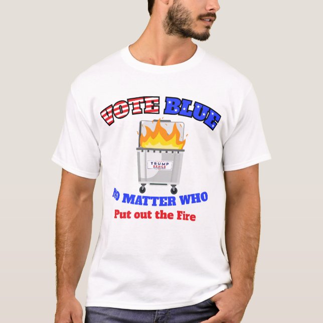 Camiseta Extraiga el fuego de los basureros (Anverso)
