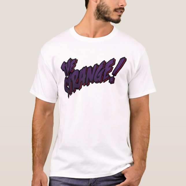Camiseta extraña con el logotipo (Anverso)