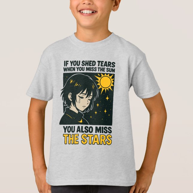 Camiseta Extrañar las estrellas (Anverso)