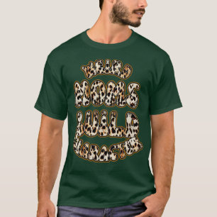Camiseta Extrañas madres Construir carácterLeopard impresió