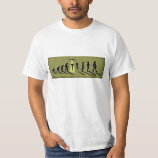 Camiseta extranjera de la evolución