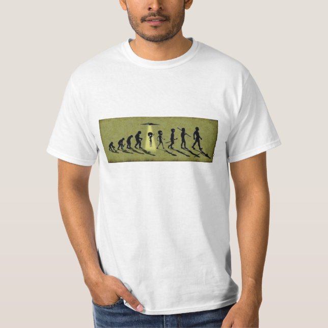 Camiseta extranjera de la evolución (Anverso)