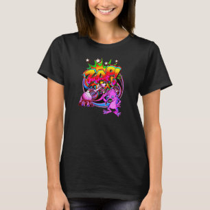Camiseta extranjera del artista de la pintada