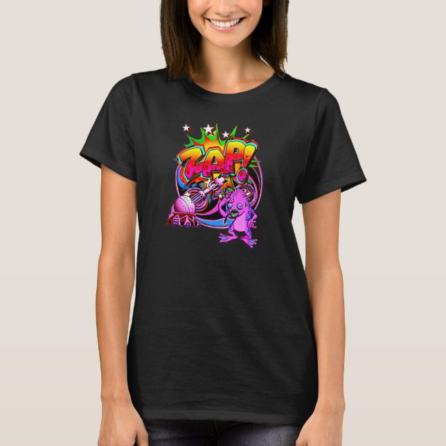 Camiseta extranjera del artista de la pintada (Anverso)