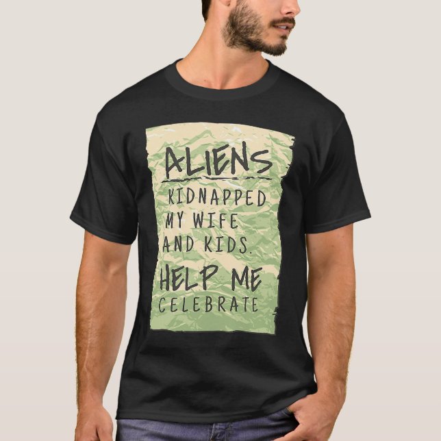 Camiseta Extranjero 51 Celebración Ufo Aliens Secuestrado W (Anverso)