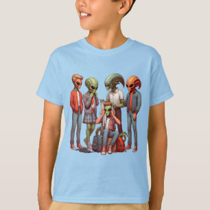 Camiseta Extranjero Campout: Aventura Cósmica