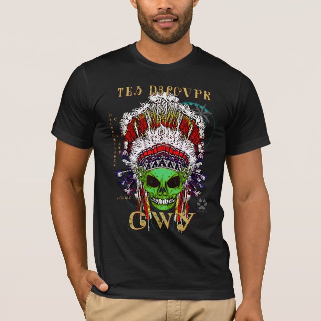 CAMISETA EXTRANJERO CHEROKEE DE LA PRIMERA NACIÓN (Anverso)