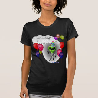 Camiseta Extranjero de la fiesta de cumpleaños que habla