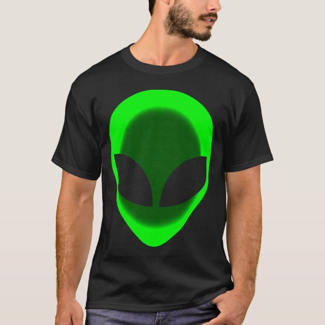 Camiseta Extranjero de neón verde (Anverso)