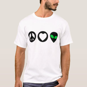 Camiseta Extranjero del amor de la paz