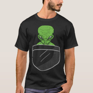 Camiseta Extranjero En El Espacio De Pocket Ufo Extraterres