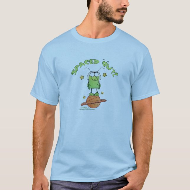 Camiseta Extranjero espaciado (Anverso)