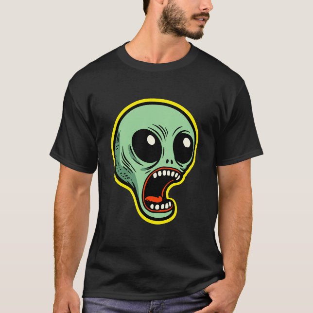 Camiseta Extranjero gritando (Anverso)