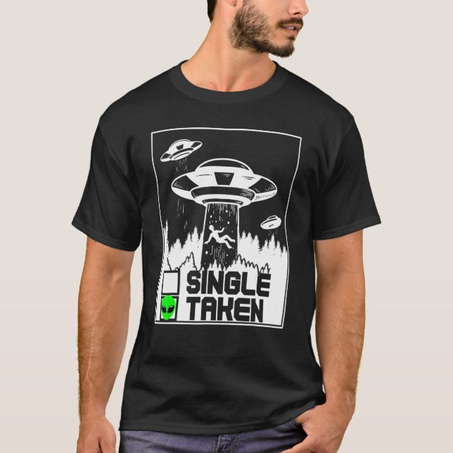 Camiseta Extranjero Para Aeronaves Espaciales Adultas Ufo Z (Anverso)