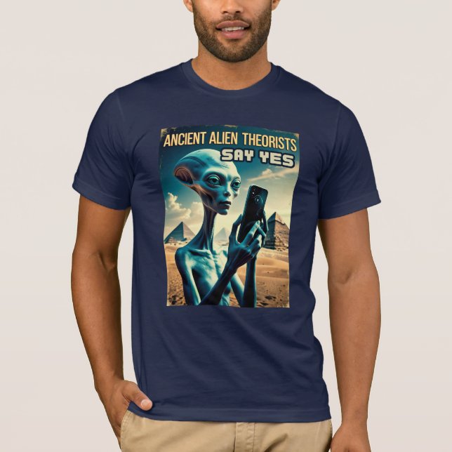 Camiseta Extranjeros antiguos y divertidos (Anverso)