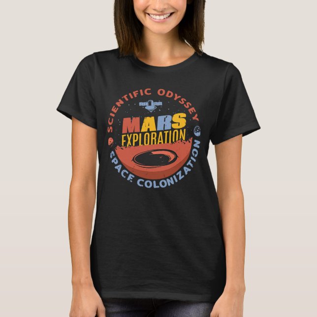 Camiseta Extranjeros de la Odisea Espacial y la Exploración (Anverso)
