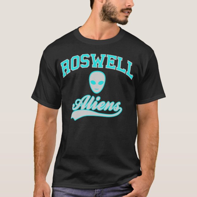 Camiseta Extranjeros de Roswell (Anverso)