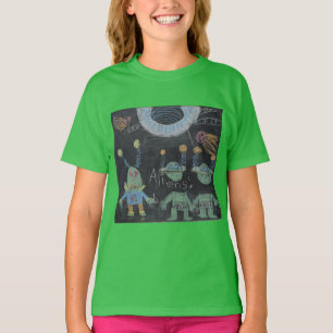 Camiseta Extranjeros del espacio exterior por Yulia