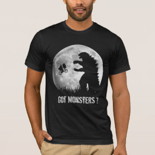 Camiseta Extranjeros divertidos contra MONSTRUOS