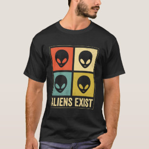 Camiseta Extranjeros existen raros retro vintage extranjero