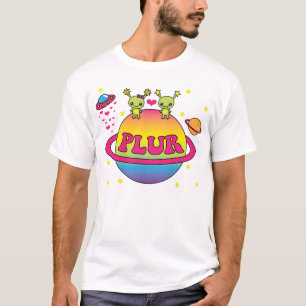 Camiseta Extranjeros lindos Plur de Kawaii