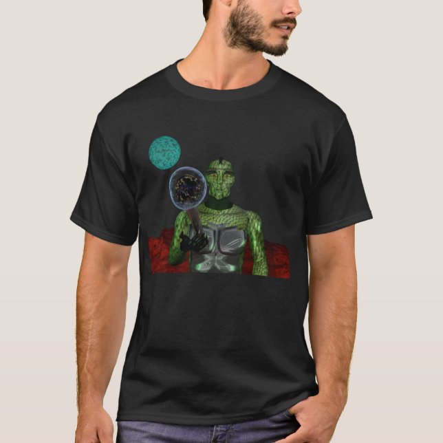 Camiseta extranjeros reptilianos (Anverso)