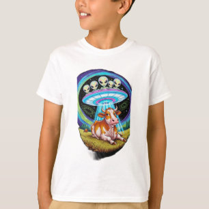 Camiseta Extranjeros secuestrando vacas pero la vaca parece