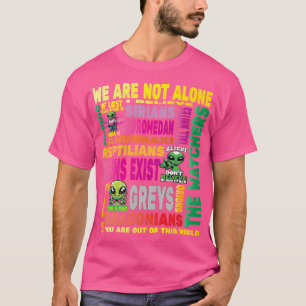 Camiseta Extranjeros Ufo Conspiración Extraterrestre Que Qu