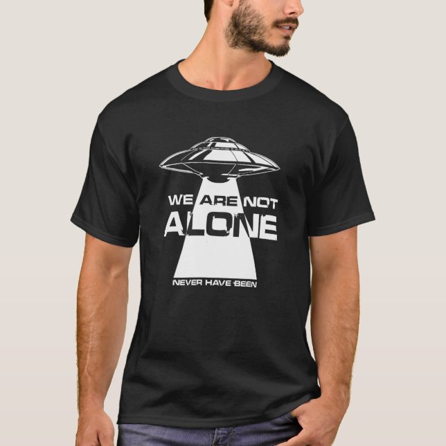 Camiseta Extranjeros Ufo No Estamos Solos Ufolo Extraterres (Anverso)