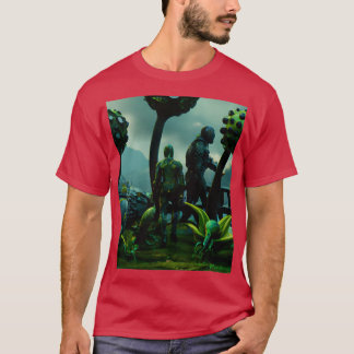 Camiseta extranjeros verdes