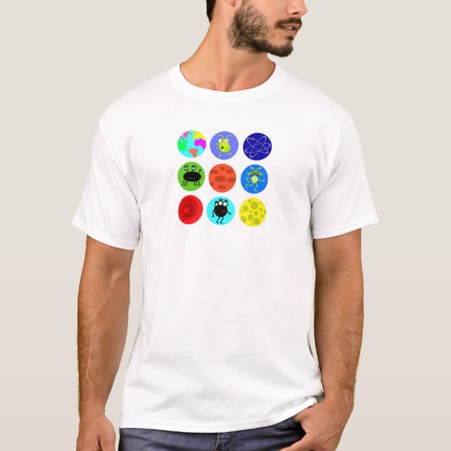 Camiseta Extranjeros y planetas (Anverso)