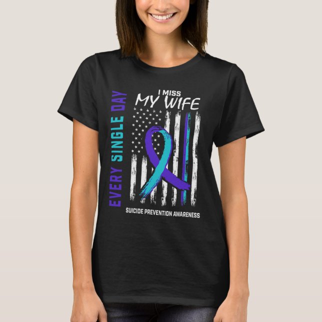 Camiseta Extraño A Mi Esposa La Prevención De Concienciació (Anverso)