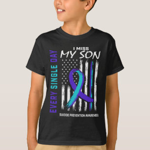 Camiseta Extraño a mi hijo Suicidio Prevención de Concienci