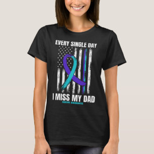 Camiseta Extraño A Mi Papá Suicidio Concienciación Prevenci