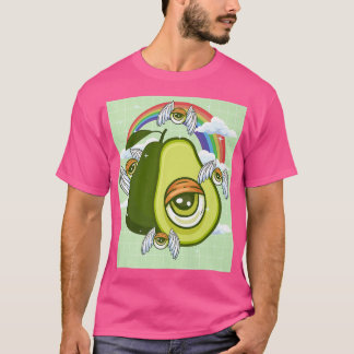 Camiseta Extraño Aesético Kawaii Aguacado Oye Winged Eyeb