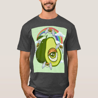 Camiseta Extraño Aesético Kawaii Aguacado Oye Winged Eyeb