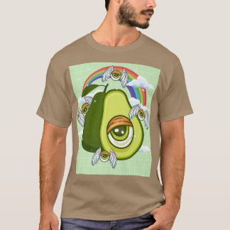 Camiseta Extraño Aesético Kawaii Aguacado Oye Winged Eyeb