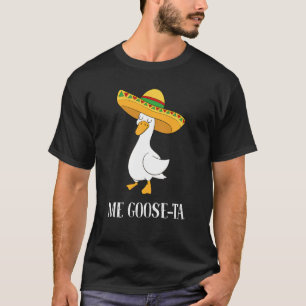 Camiseta Extraño Ave Blanca Con Gorra Me Goose Ta Cita
