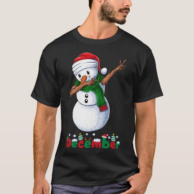 Camiseta extraño baile de nieve (Anverso)